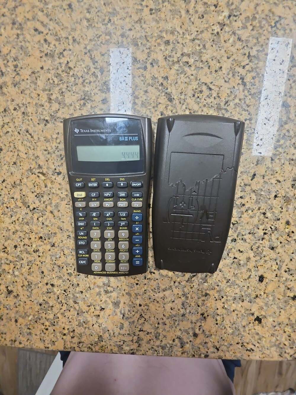 Texas Instruments BA II Plus Financial Calculator with Cover